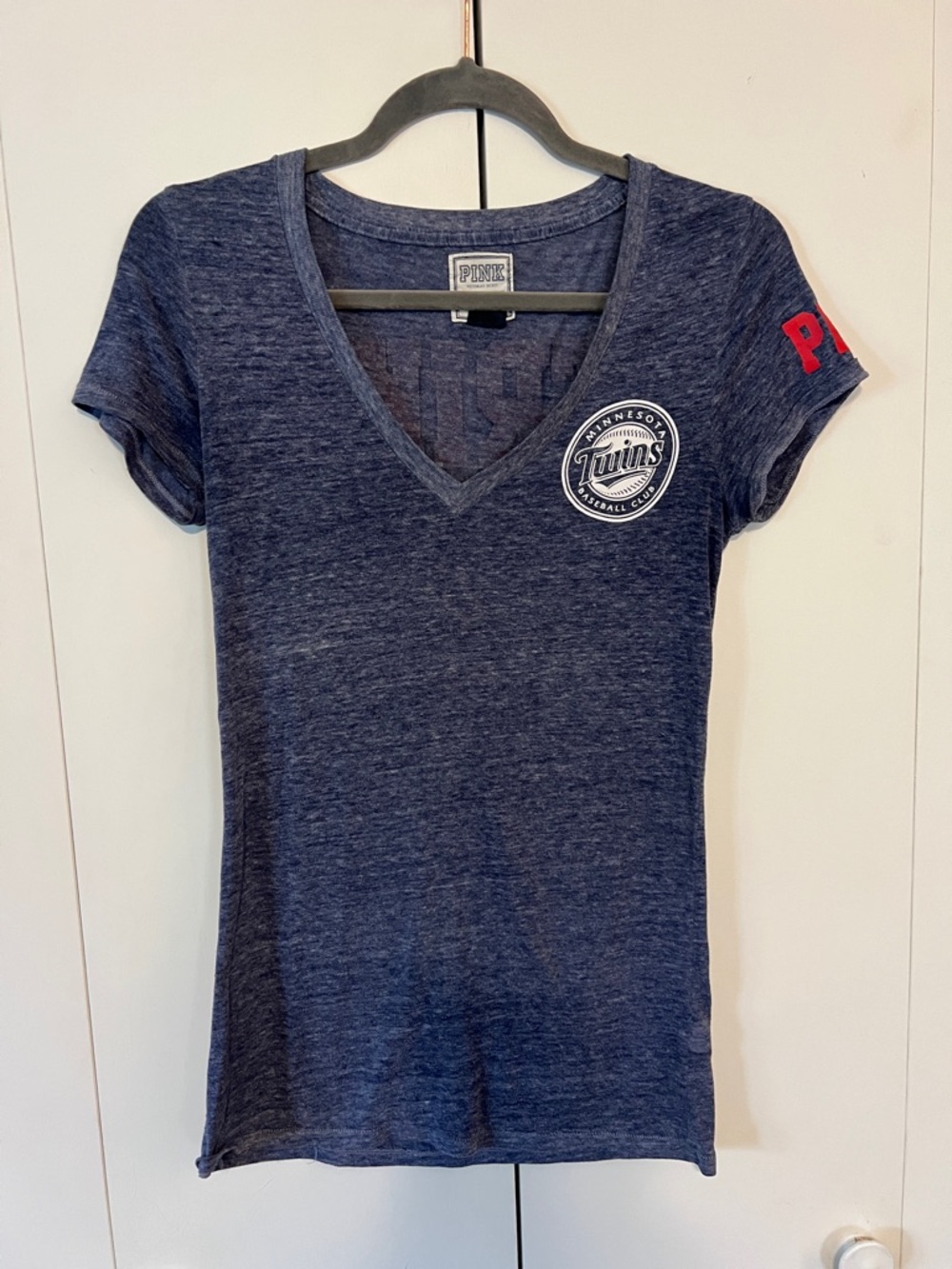 PINK Victoria's Secret MN Twins V-Neck Tee